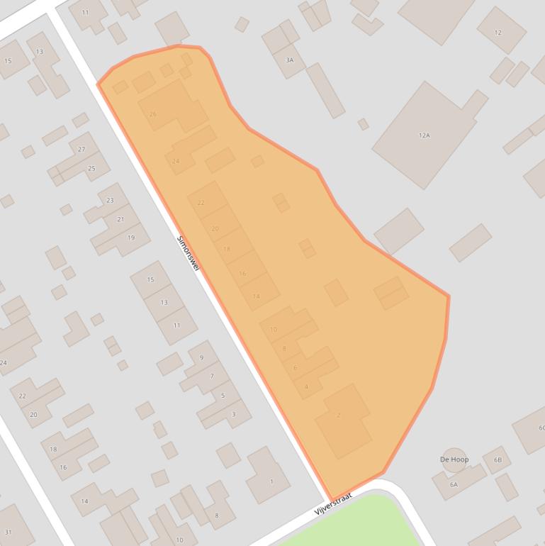 Kaart van postcodegebied 4451BN.