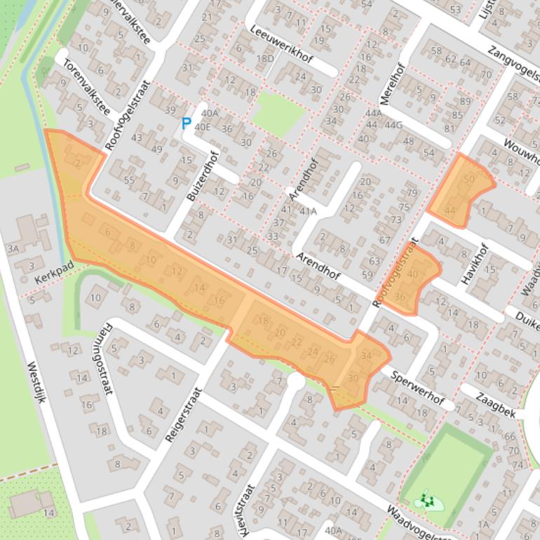 Kaart van postcodegebied 4451CS.