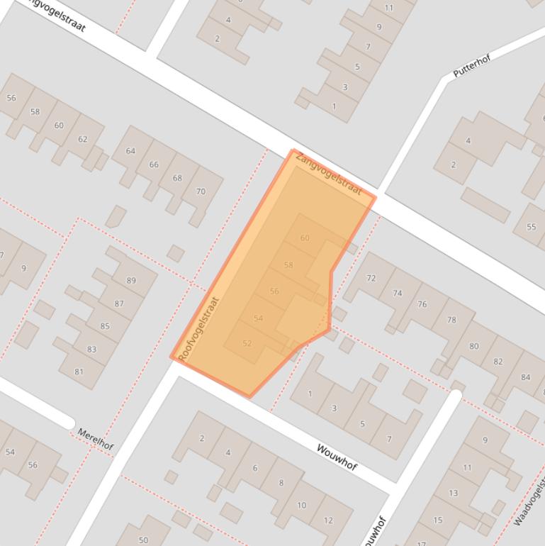 Kaart van postcodegebied 4451CT.