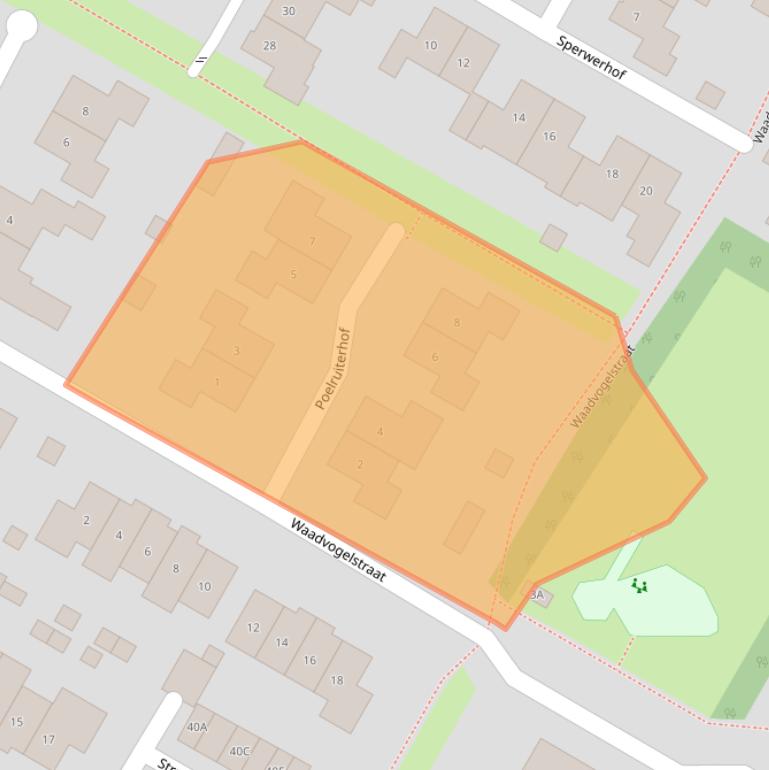 Kaart van postcodegebied 4451DB.