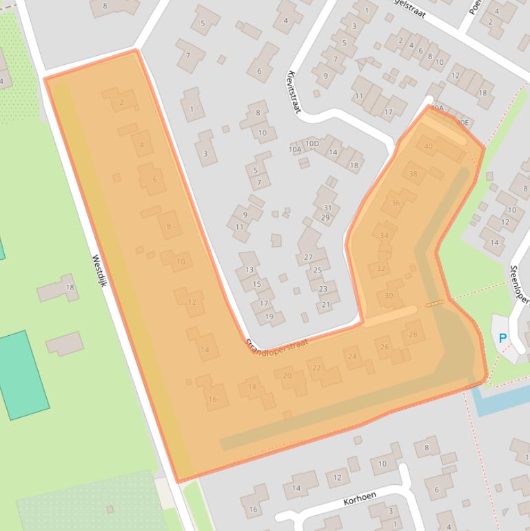 Kaart van postcodegebied 4451DD.