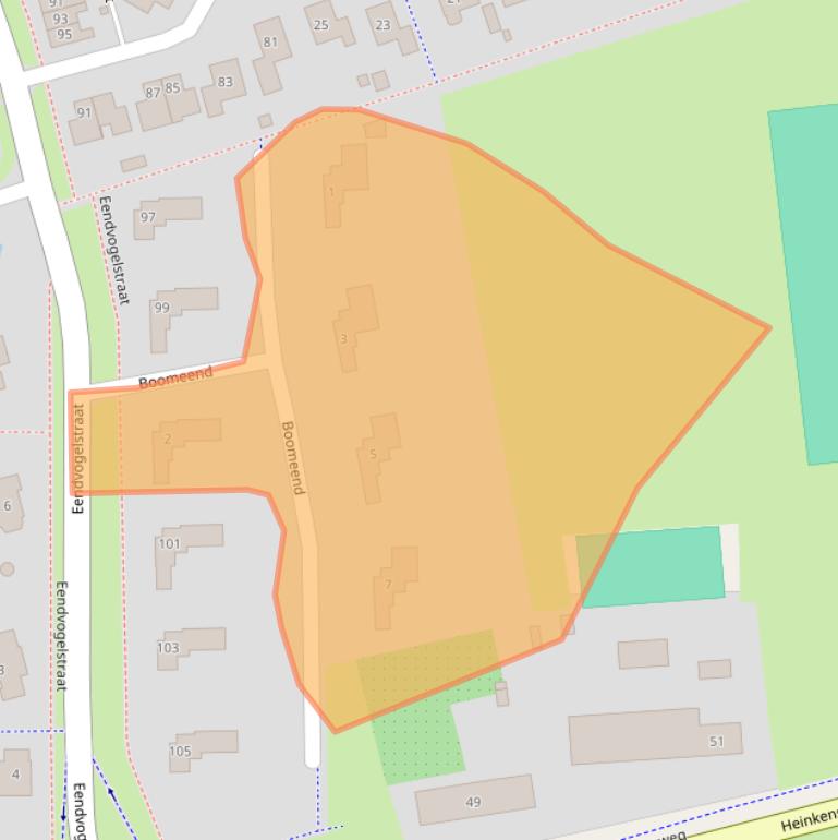 Kaart van postcodegebied 4451DH.