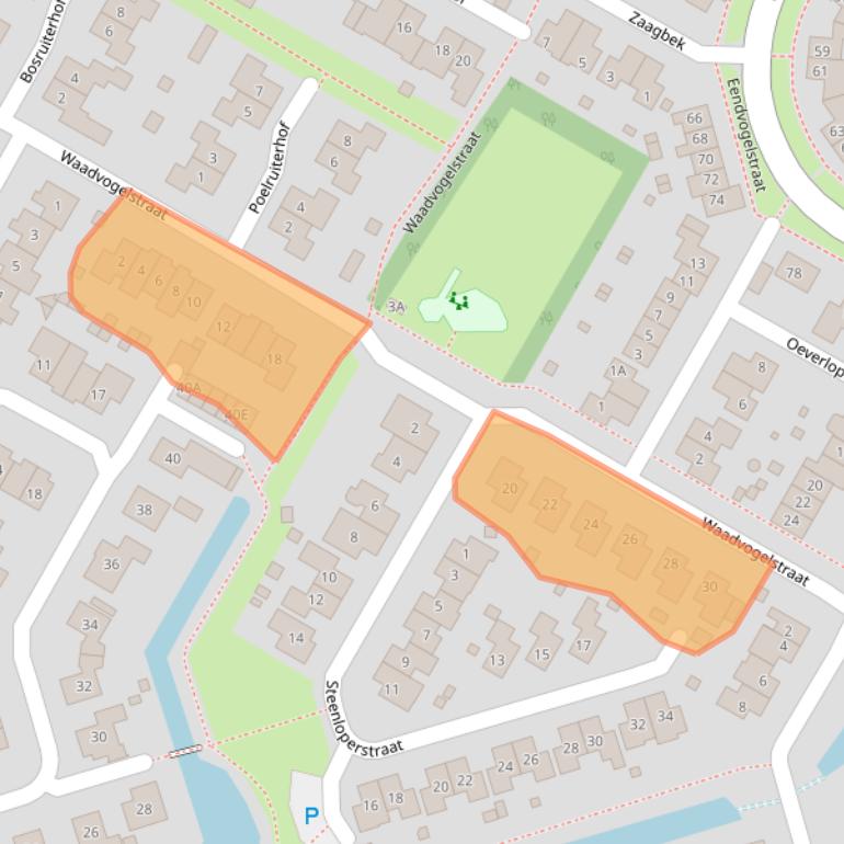 Kaart van postcodegebied 4451DJ.