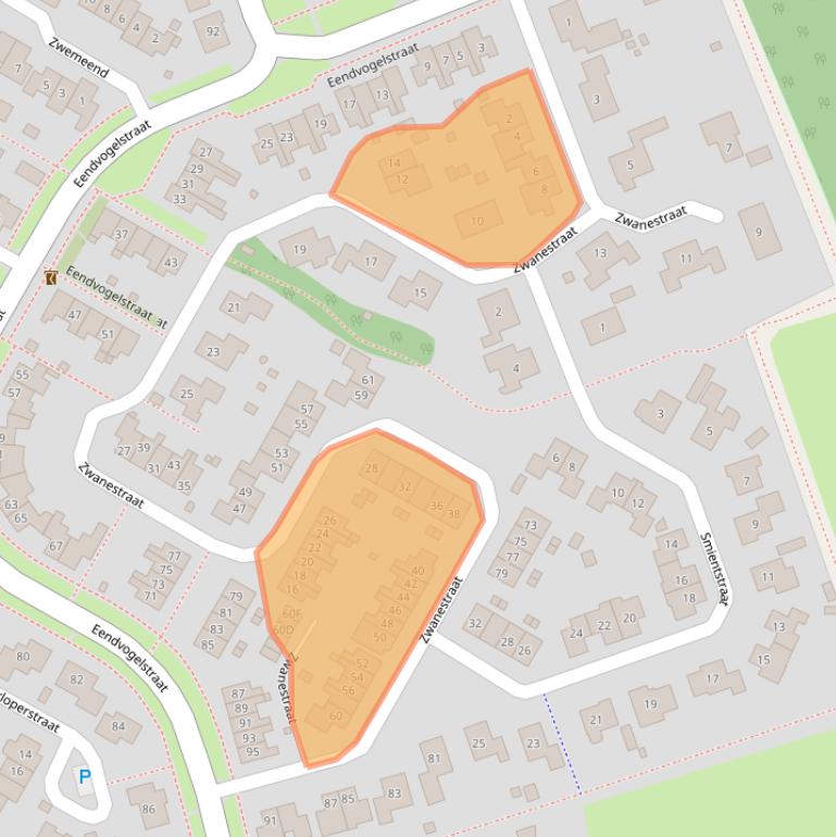 Kaart van postcodegebied 4451DW.