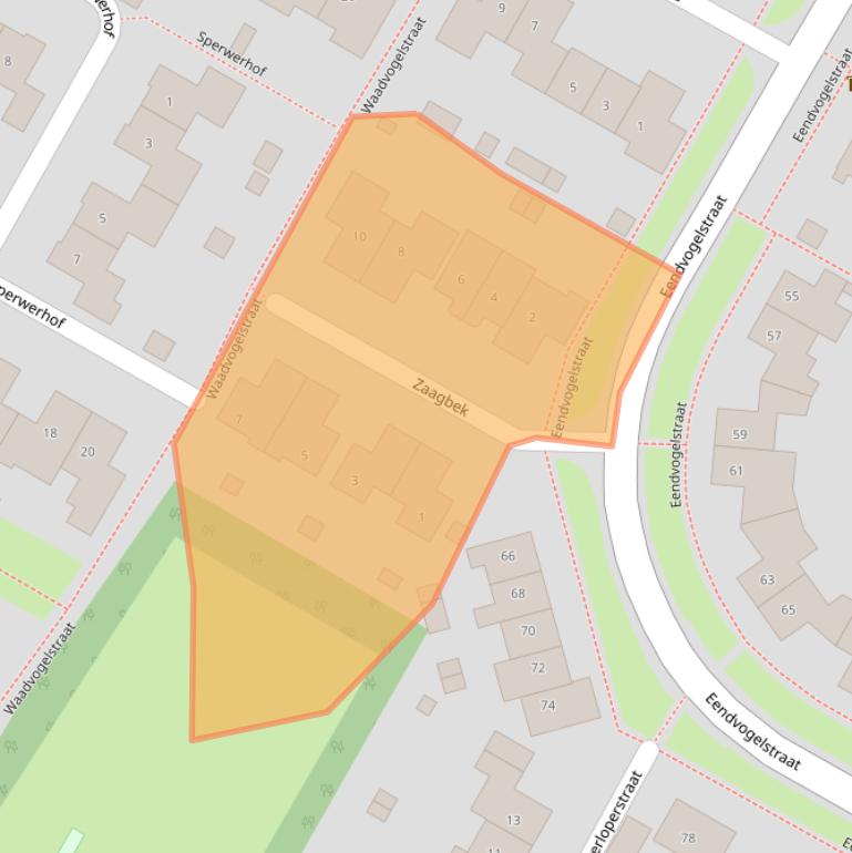 Kaart van postcodegebied 4451EK.