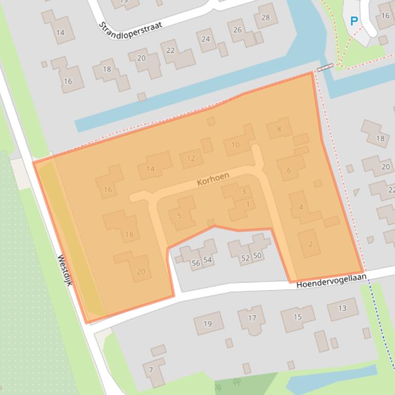 Kaart van postcodegebied 4451ET.