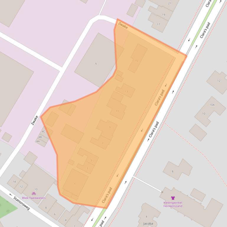 Kaart van postcodegebied 4451HA.