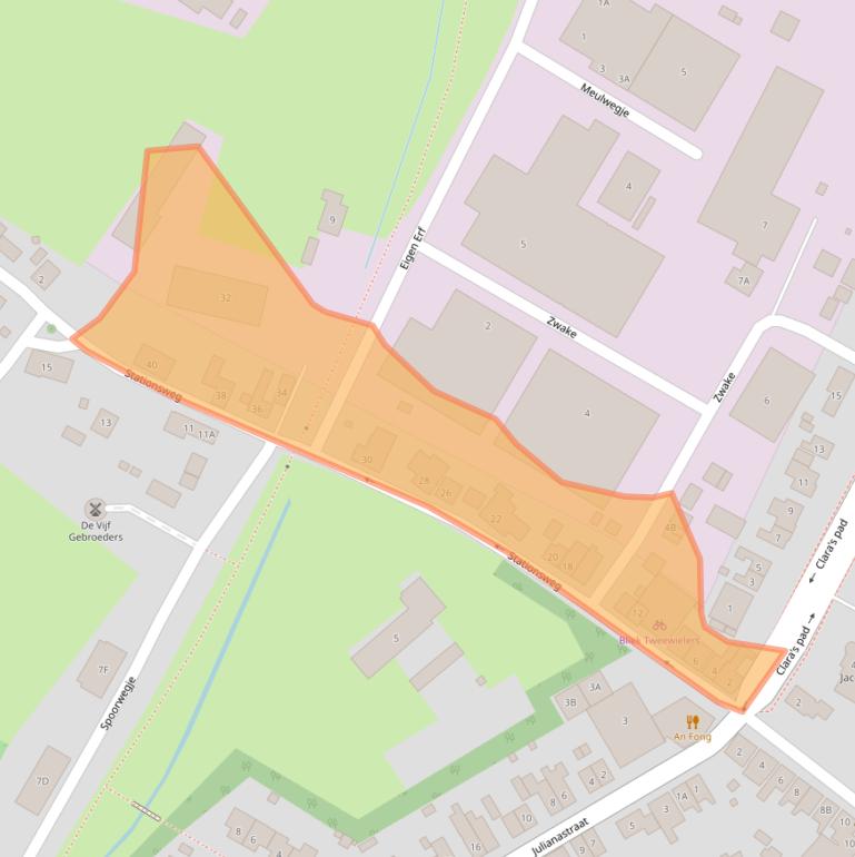 Kaart van postcodegebied 4451HK.