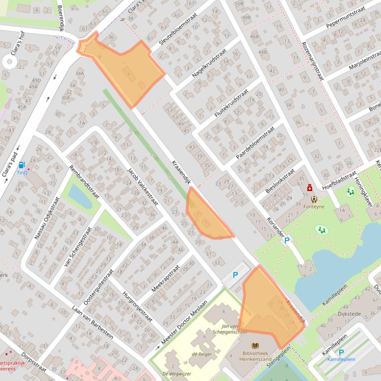 Kaart van postcodegebied 4451KA.