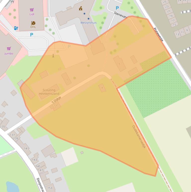 Kaart van postcodegebied 4451KC.