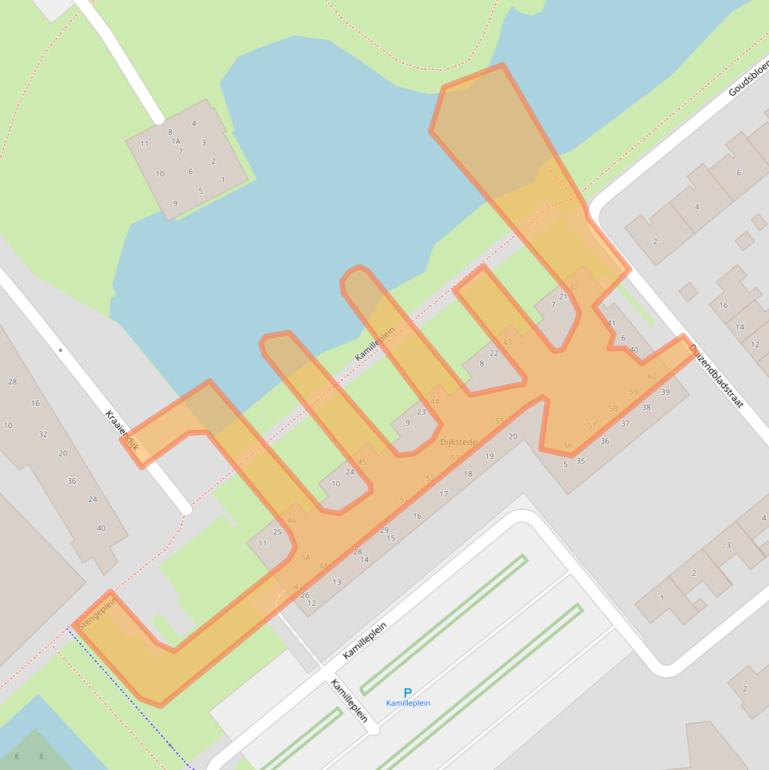 Kaart van postcodegebied 4451LC.