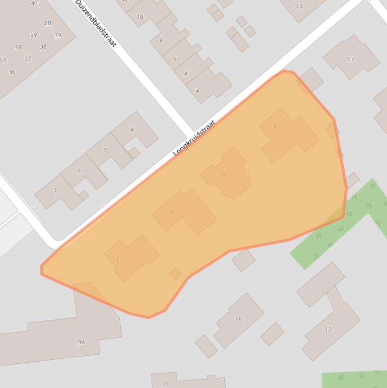 Kaart van postcodegebied 4451LD.