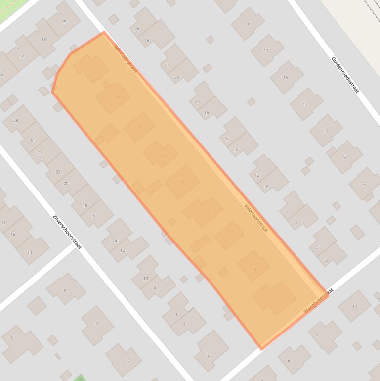 Kaart van postcodegebied 4451LJ.