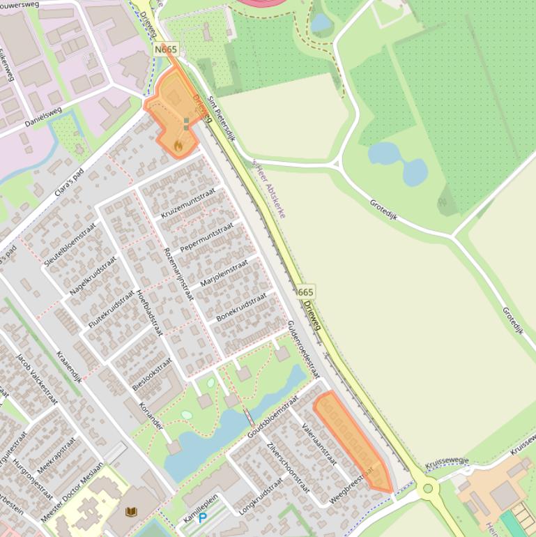 Kaart van postcodegebied 4451LP.