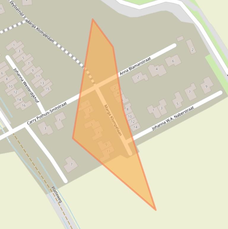 Kaart van postcodegebied 4451ML.