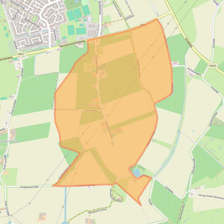 Kaart van postcodegebied 4451NC.