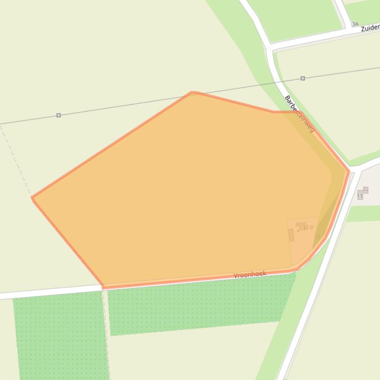 Kaart van postcodegebied 4451NJ.