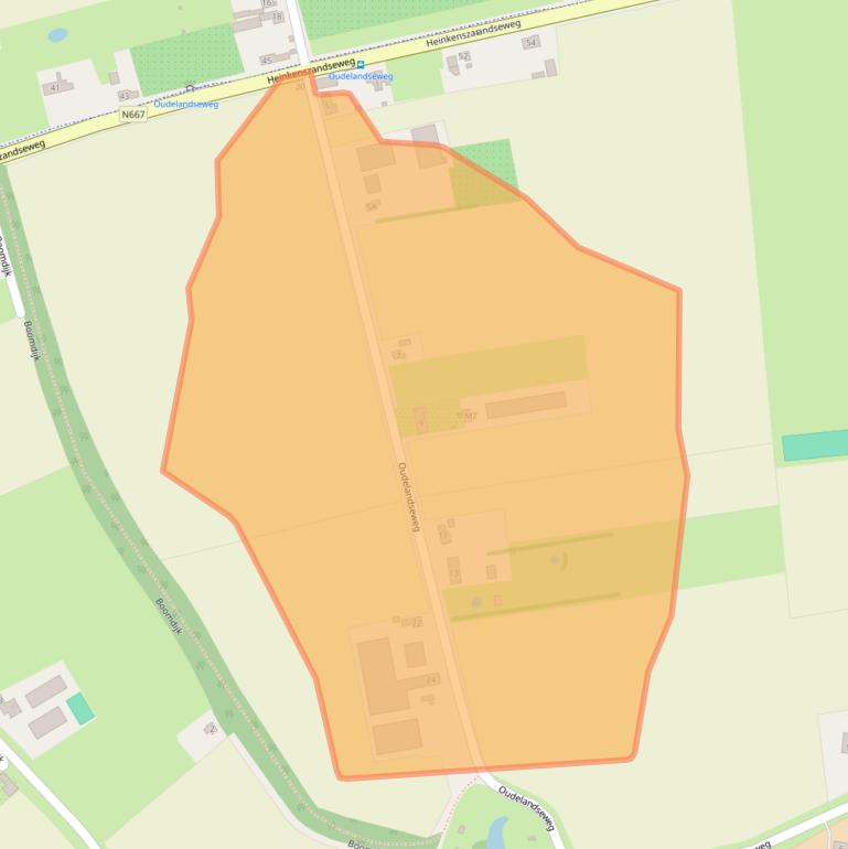 Kaart van postcodegebied 4451NT.