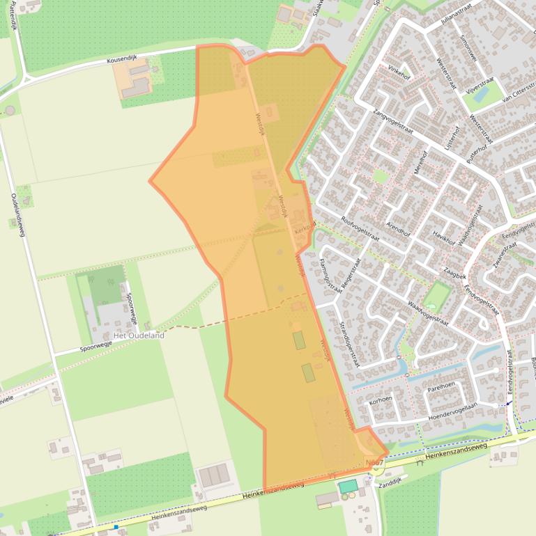 Kaart van postcodegebied 4451RD.