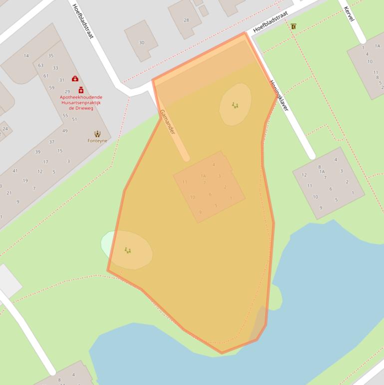 Kaart van postcodegebied 4451TB.