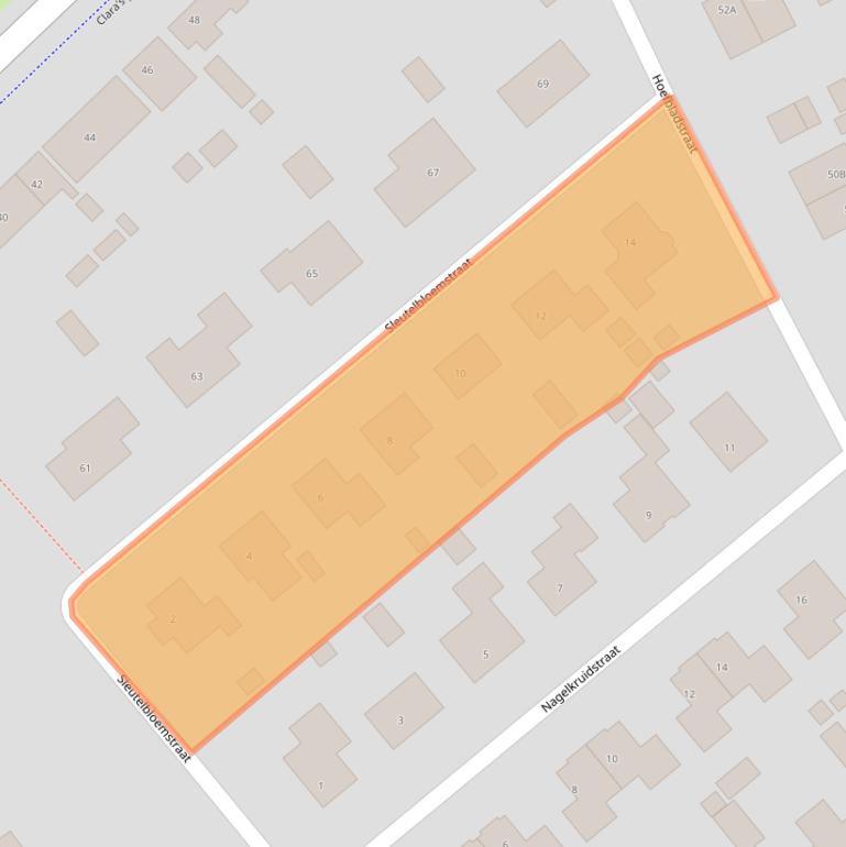 Kaart van postcodegebied 4451TE.