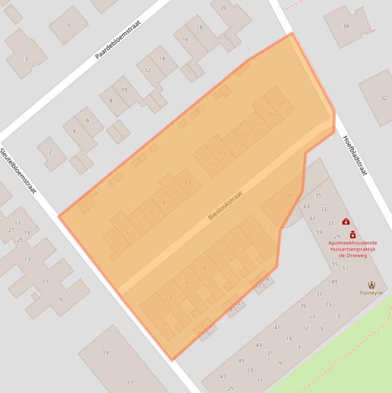 Kaart van postcodegebied 4451TG.