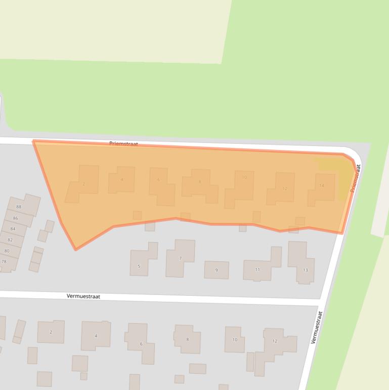 Kaart van postcodegebied 4453BX.