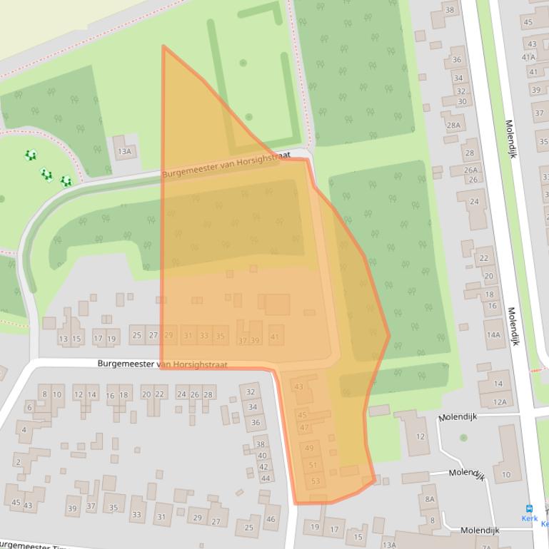 Kaart van postcodegebied 4453CR.