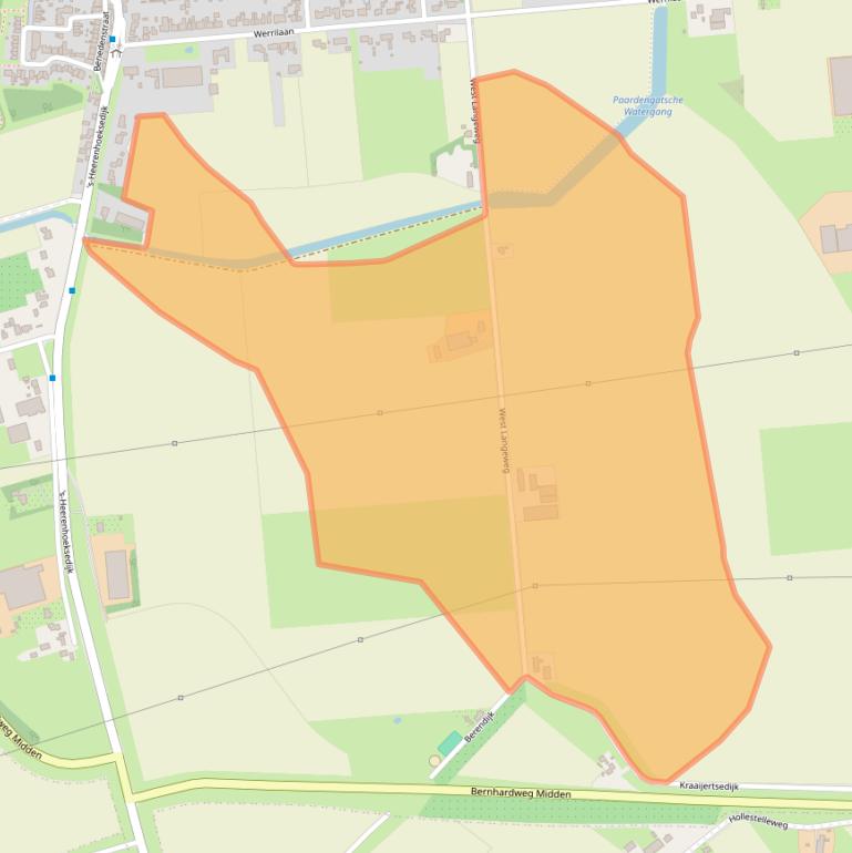 Kaart van postcodegebied 4453TA.