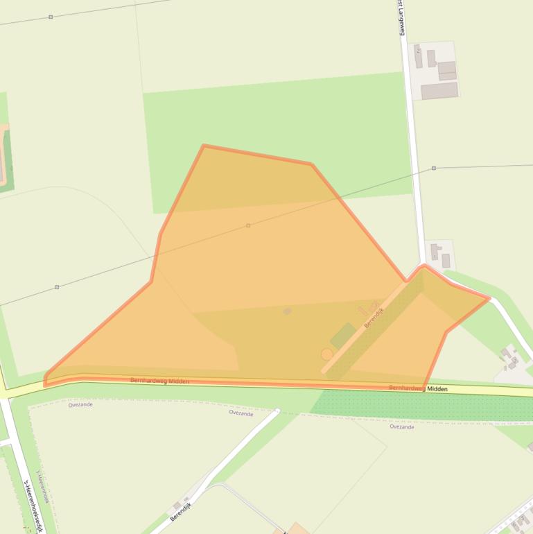 Kaart van postcodegebied 4453TB.