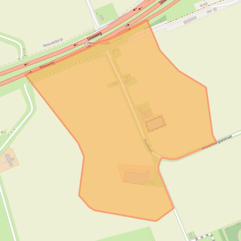 Kaart van postcodegebied 4453VM.