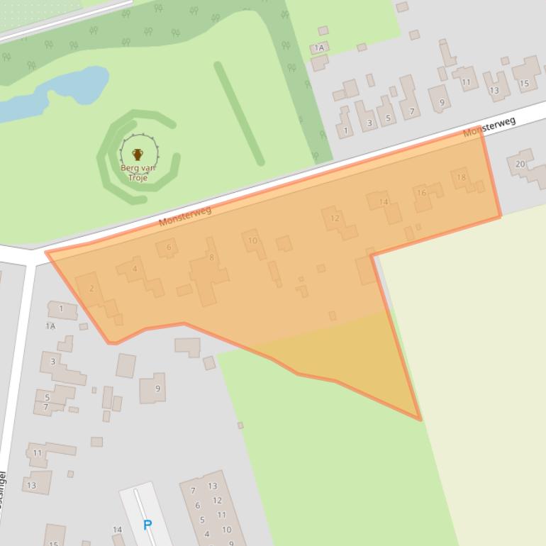 Kaart van postcodegebied 4454AB.