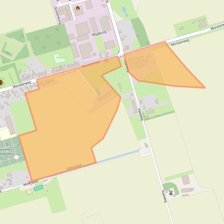 Kaart van postcodegebied 4454AC.