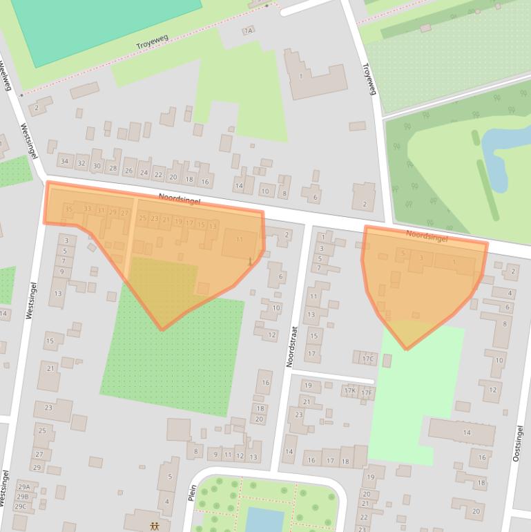 Kaart van postcodegebied 4454AE.