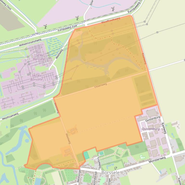 Kaart van postcodegebied 4454AH.