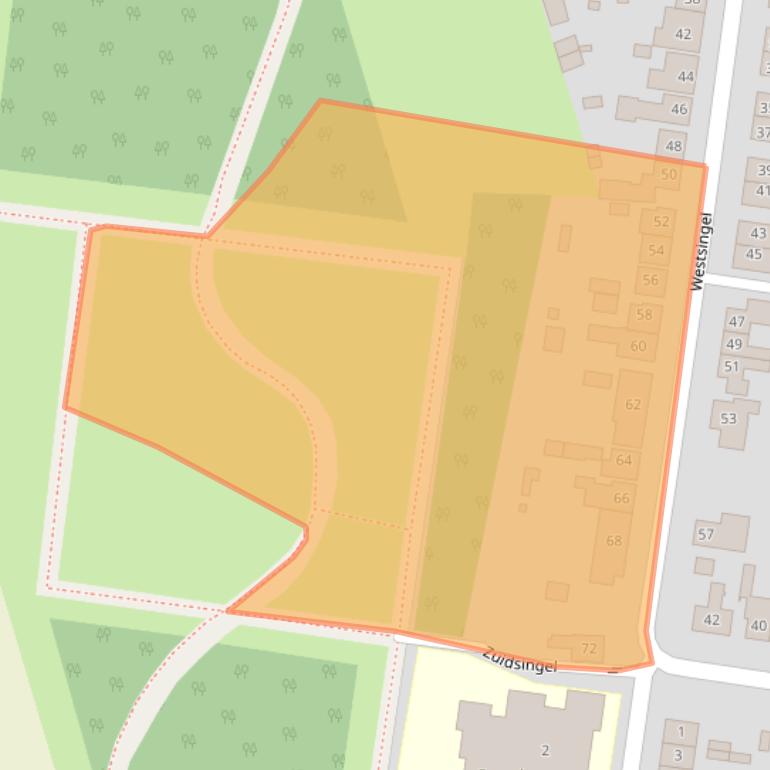 Kaart van postcodegebied 4454AL.