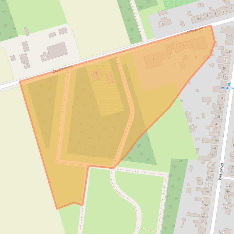 Kaart van postcodegebied 4454AM.