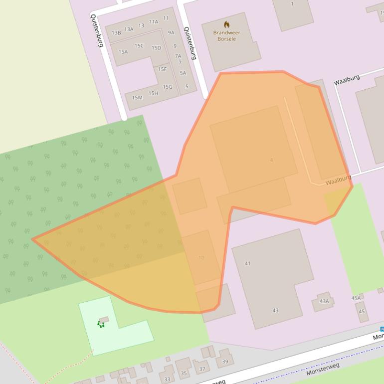 Kaart van postcodegebied 4454PA.