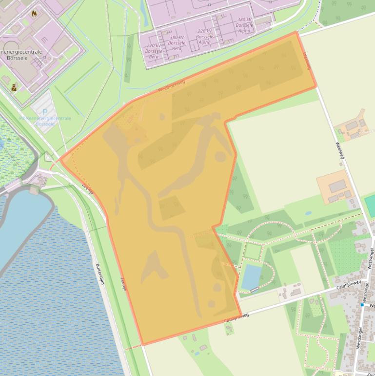 Kaart van postcodegebied 4454PE.