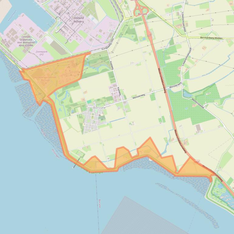 Kaart van postcodegebied 4454PM.