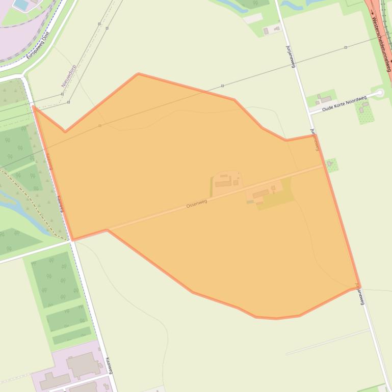 Kaart van postcodegebied 4454PR.