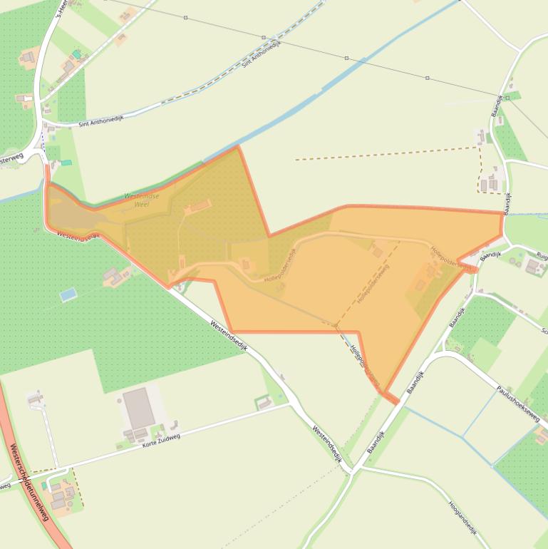 Kaart van postcodegebied 4454PX.