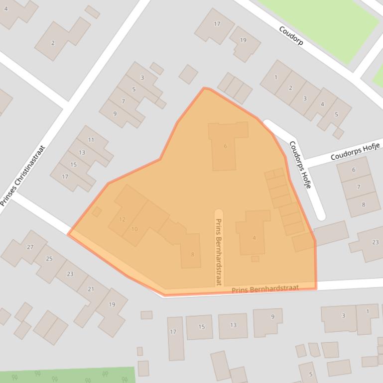 Kaart van postcodegebied 4455BB.