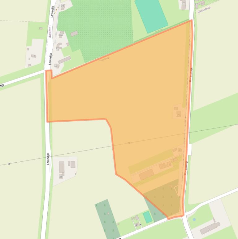 Kaart van postcodegebied 4455RV.