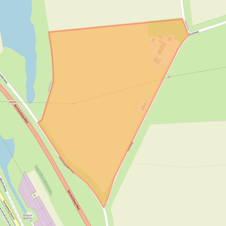 Kaart van postcodegebied 4455TD.