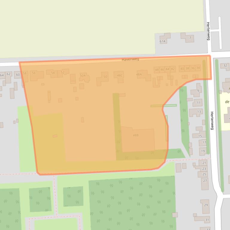 Kaart van postcodegebied 4455TG.