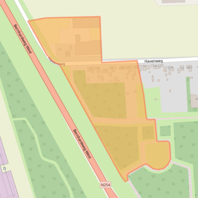 Kaart van postcodegebied 4455TH.