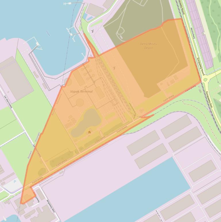 Kaart van postcodegebied 4455TR.