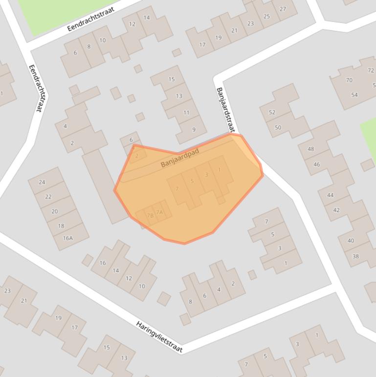 Kaart van postcodegebied 4456BS.