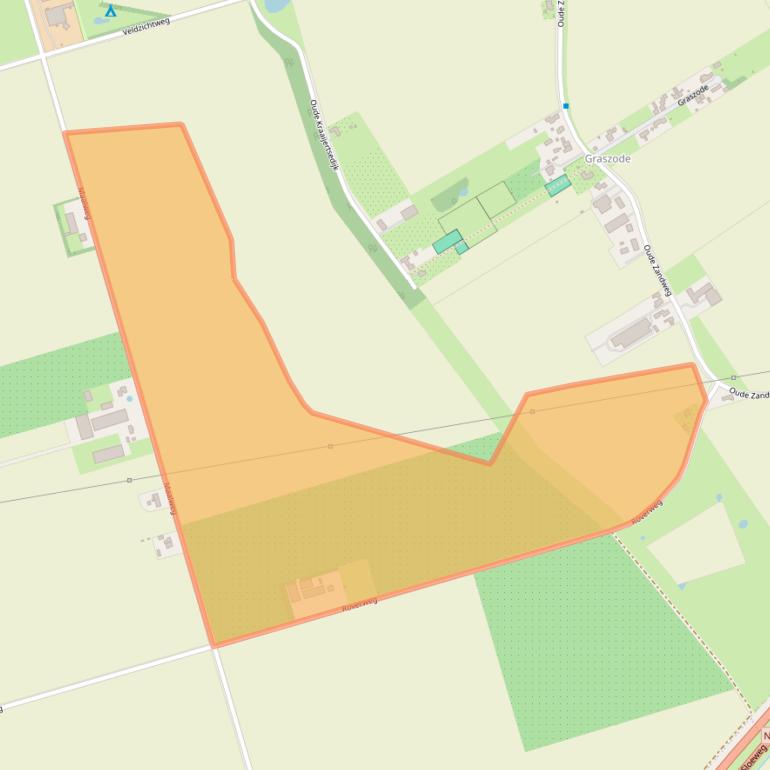 Kaart van postcodegebied 4456RL.